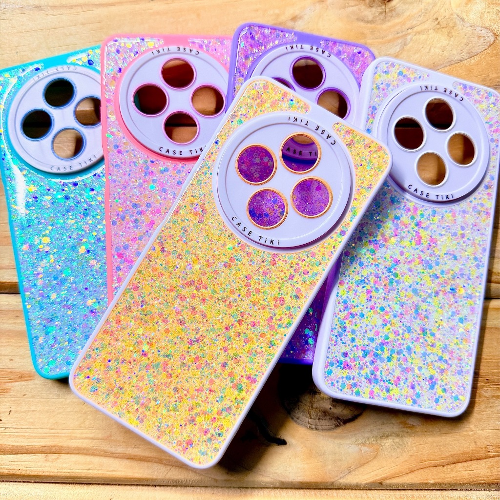 Capa capinha Anti Impacto com suporte de coração Glitter para Xiaomi Redmi  14C / Poco C75 / Redmi A4 4G - POP GLITTER