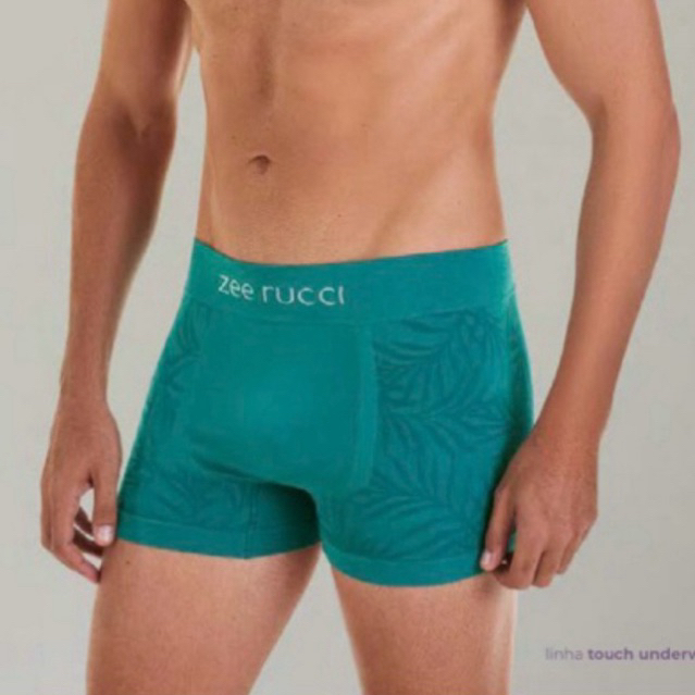 Kit de 6 Cuecas boxer  Masculina,Microfibra Poliamida Sem Costura Zee rucc
