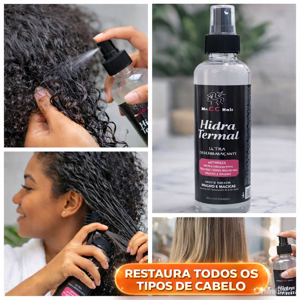 Restaura Fibra Hidra Ultra termal  para Cabelos Organicos, Humanos e todos os tipos