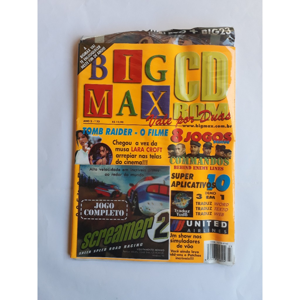 Cd De Jogo Big Max Screamer Completo E Muito Mais m26