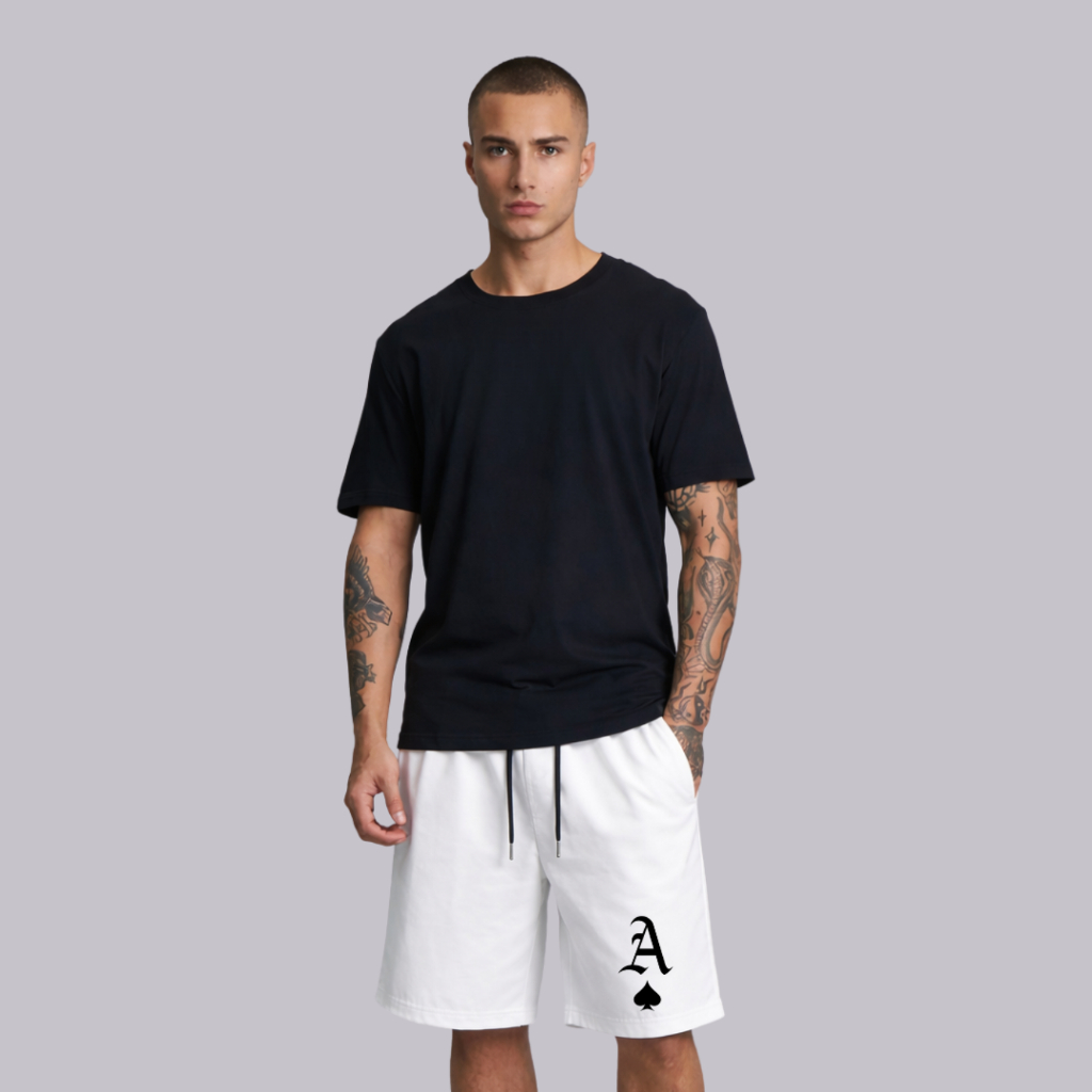 Bermuda Short Moletom Masculina Básica Academia Esporte Ciclista Confortável Conforto Corrida Treino