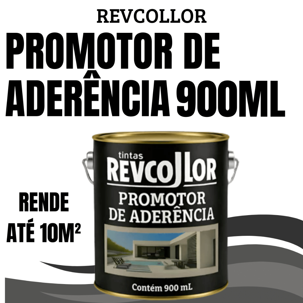 Promotor de Aderência Revcollor 900ml Base Solvente Para Cerâmica Azulejo Telha e Superfícies Lisas