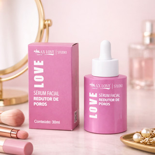 Sérum Facial Redutor de Poros Controle de Oleosidade Melhora a Pele 30ml - Max Love Studio