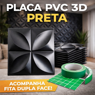 Placas PVC 3D Petala Premiun + Dupla Face Decoração Revestimento Parede Casa Sala Qiarto em Oferta na Shopee