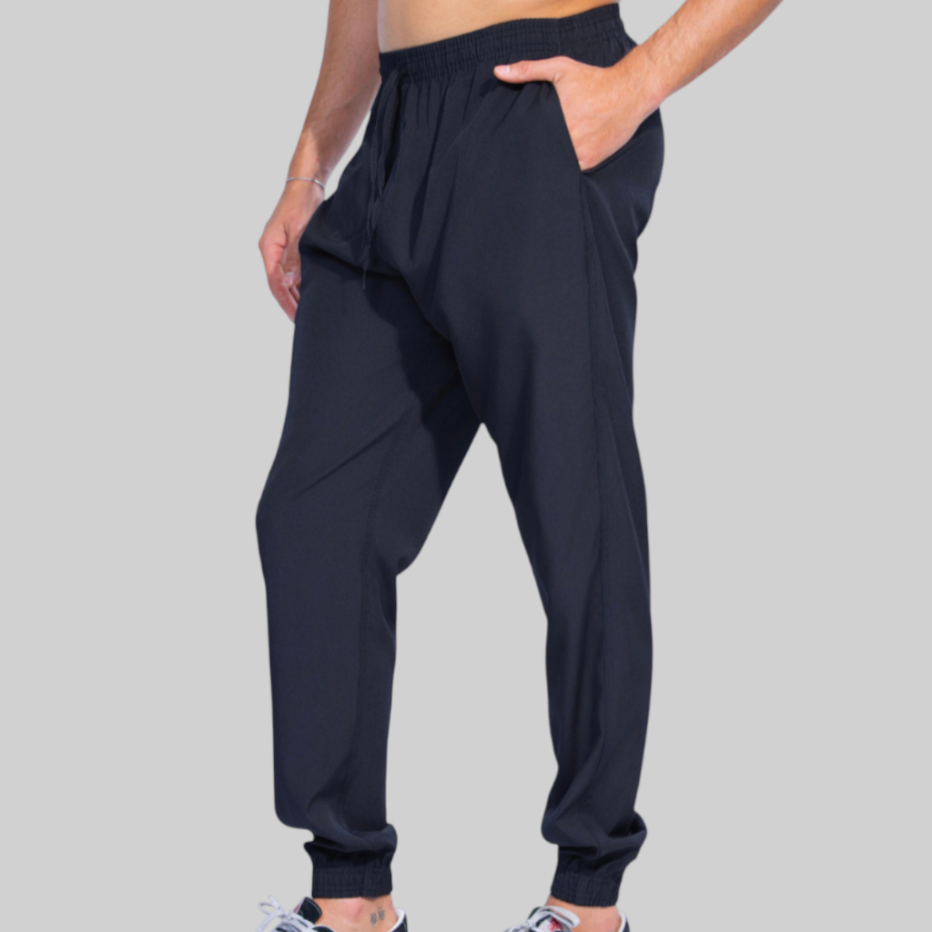Calça Jogger Masculina Tactel Elastano Leve Esportes Treino Academia Casual