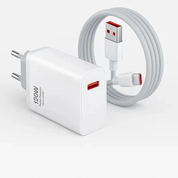 Cabo Carregador Turbo 120W - USB Tipo C - Carregamento Rápido Compativel Varios Modelos