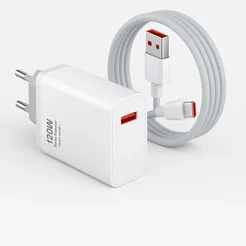 Cabo Carregador Turbo 120W - USB Tipo C - Carregamento Rápido Compativel Varios Modelos