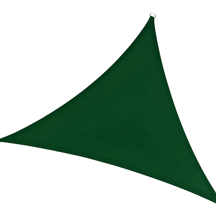 Toldo Sombra Triangular 4x4x4m Verde