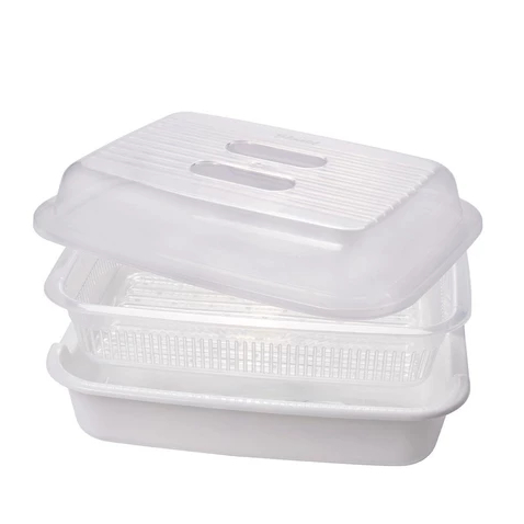 Esterilizador de Mamadeira e Chupeta Para Microondas quadrado 3 Peças Compacto e Portátil Plasútil em Oferta na Shopee