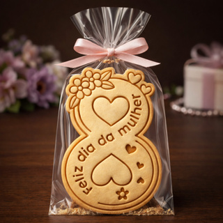 Cortador e Marcador Dia da Mulher 3D | Molde para Biscoitos, Pasta Americana, Biscuit, Cookies Decorados em Oferta na Shopee