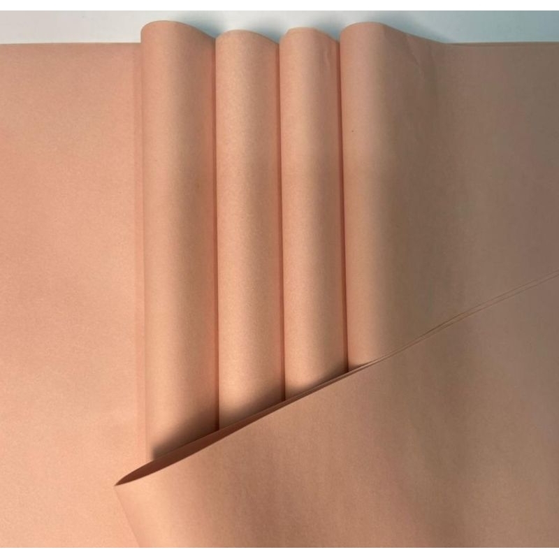 Papel de Seda Palha Claro - 50x35 pct 50 folhas ou 100 folhas embalagem roupa,doces rococó, pipas embrulhos