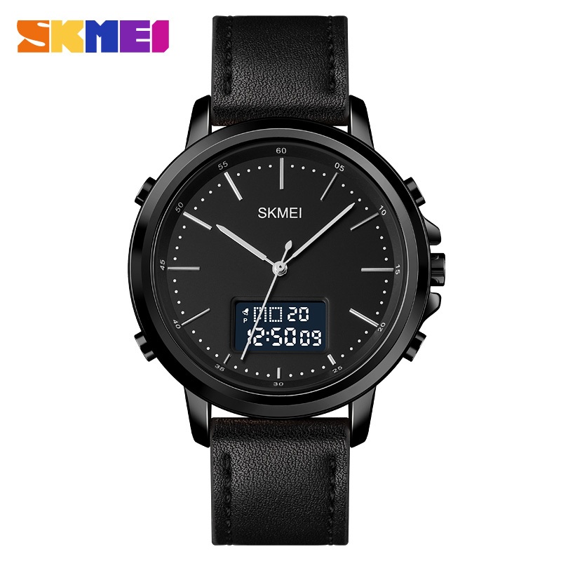SKMEI 1652 De Quartzo Eletrônico De Luxo Relógio Esportivo Digital LED Dual Display À Prova D'água em Oferta na Shopee