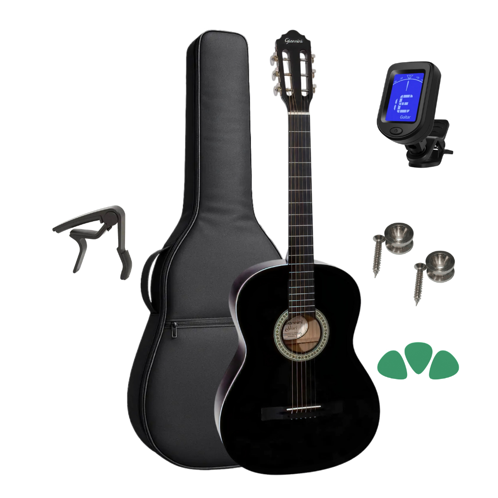 Violão Acústico Aço Giannini Start S-14 Capa Afinador Kit em Oferta na Shopee