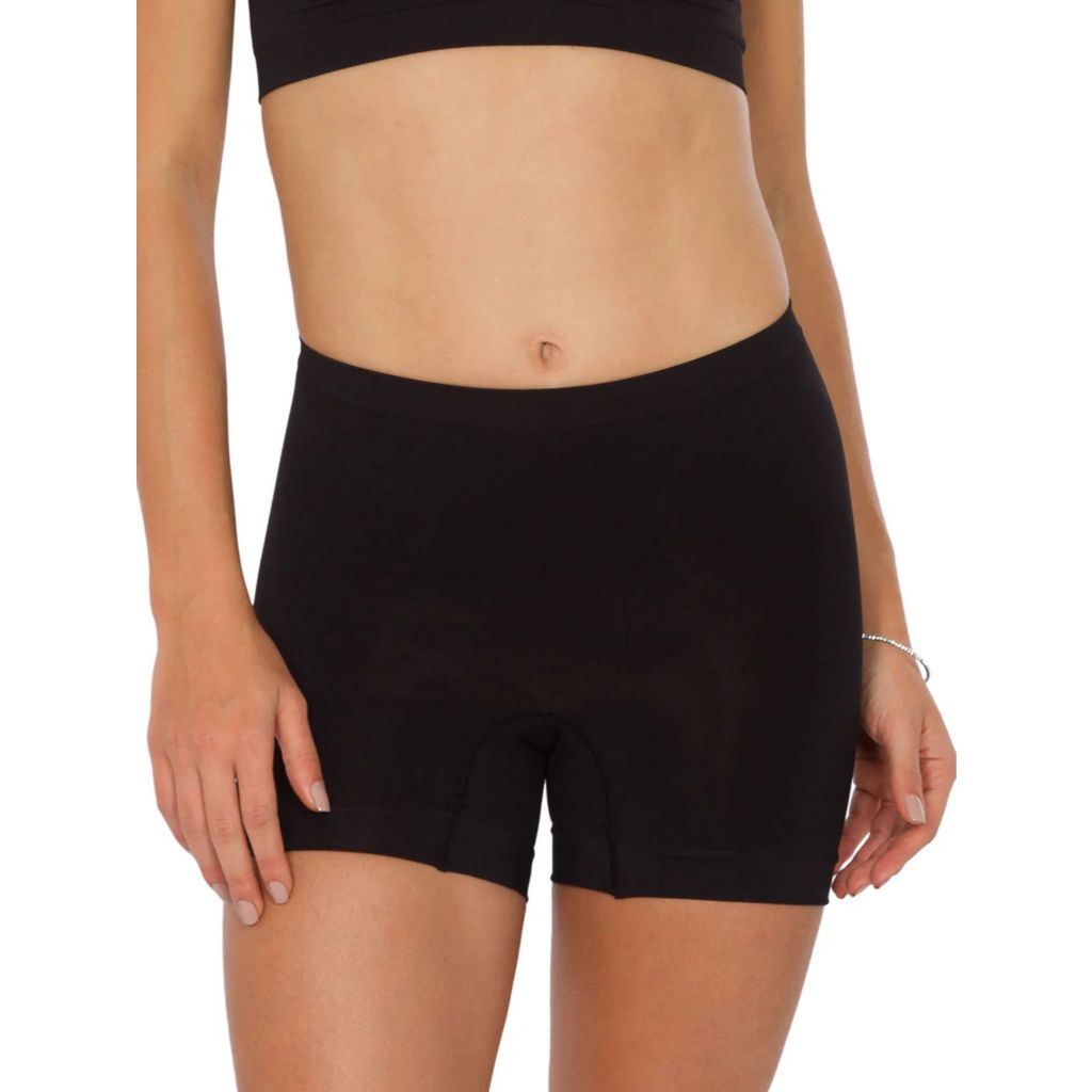 Bermuda Shorts Modelador Cintura Média Segunda Pele Invisível Anti Celulite 100% Algodão Emana® Plié