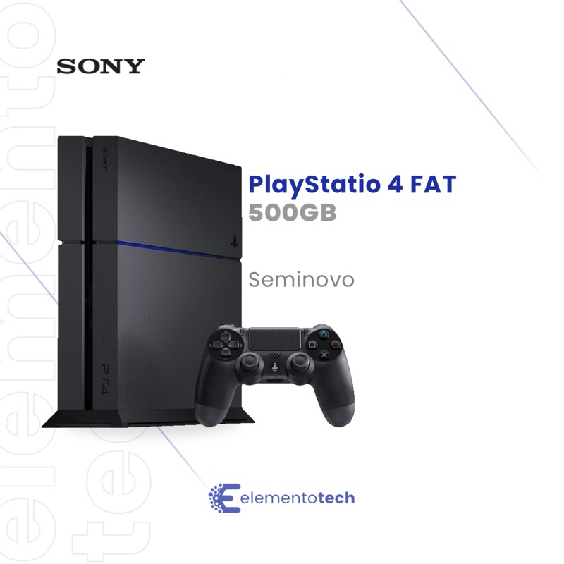 PS4 FAT, PlayStation 4 FAT, GARANTIA E NOTA FISCAL, PASTA TERMICA NOVA