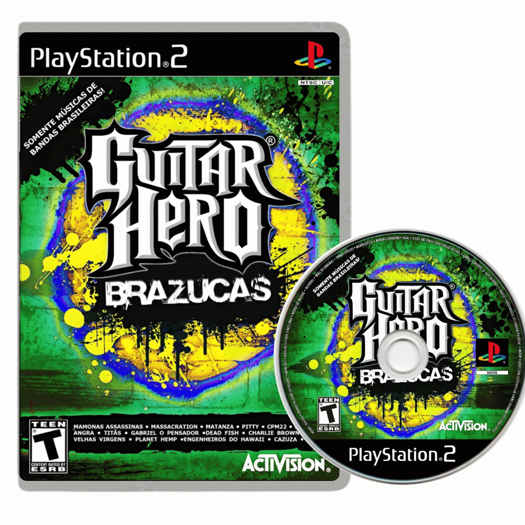 Guitar Hero Brazucas - Playstation 2 (Mídia Física) ps2