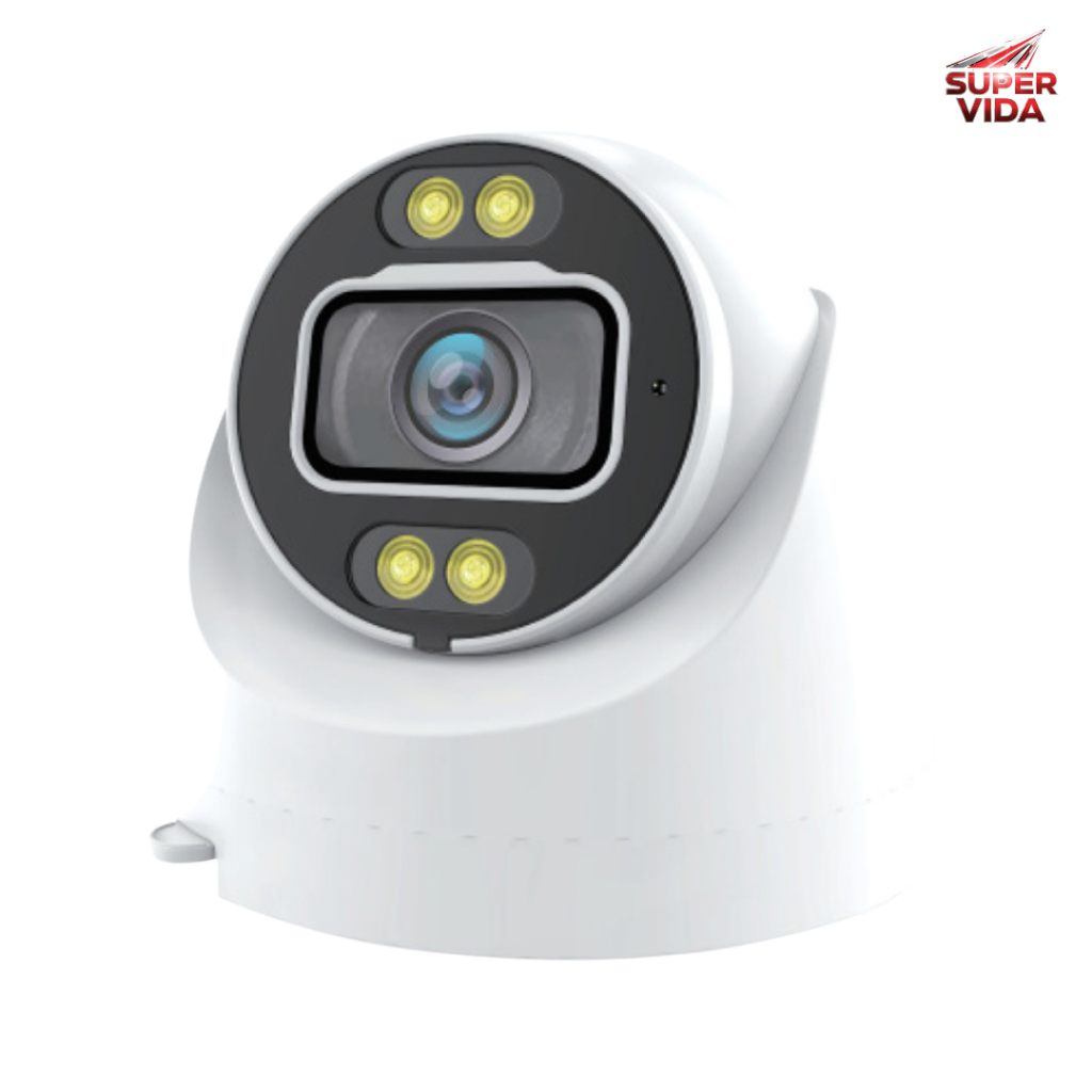 Câmera Dome 4 Em 1 Com Áudio AITEK  Full HD com Áudio e Visão Noturna Colorida