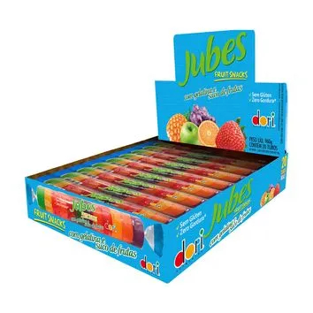 BALA GOMA TUBO JUBES LISA TROPICAL C/20 DORI