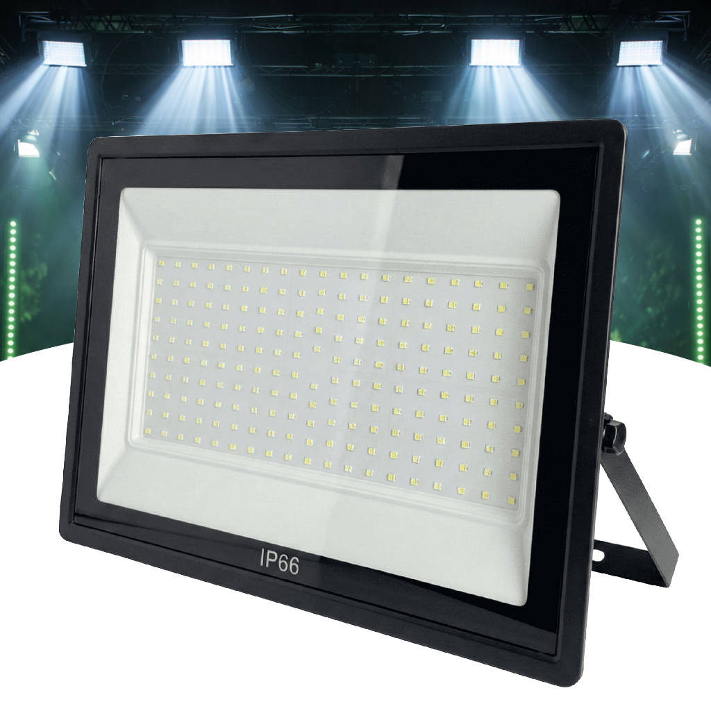 Refletor Led 2500w Holofote Bivolt Prova D'água Branco Frio Super Econômico IP66