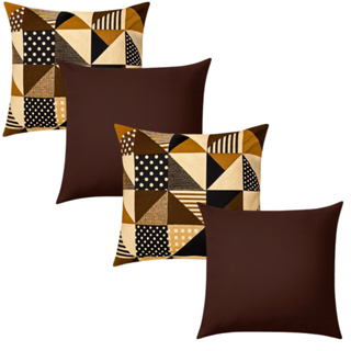 04 Almofadas Cheias Modernas Decorativas 50x50 Estampadas Luxuosas Novidade - Anti Bolinha em Oferta na Shopee