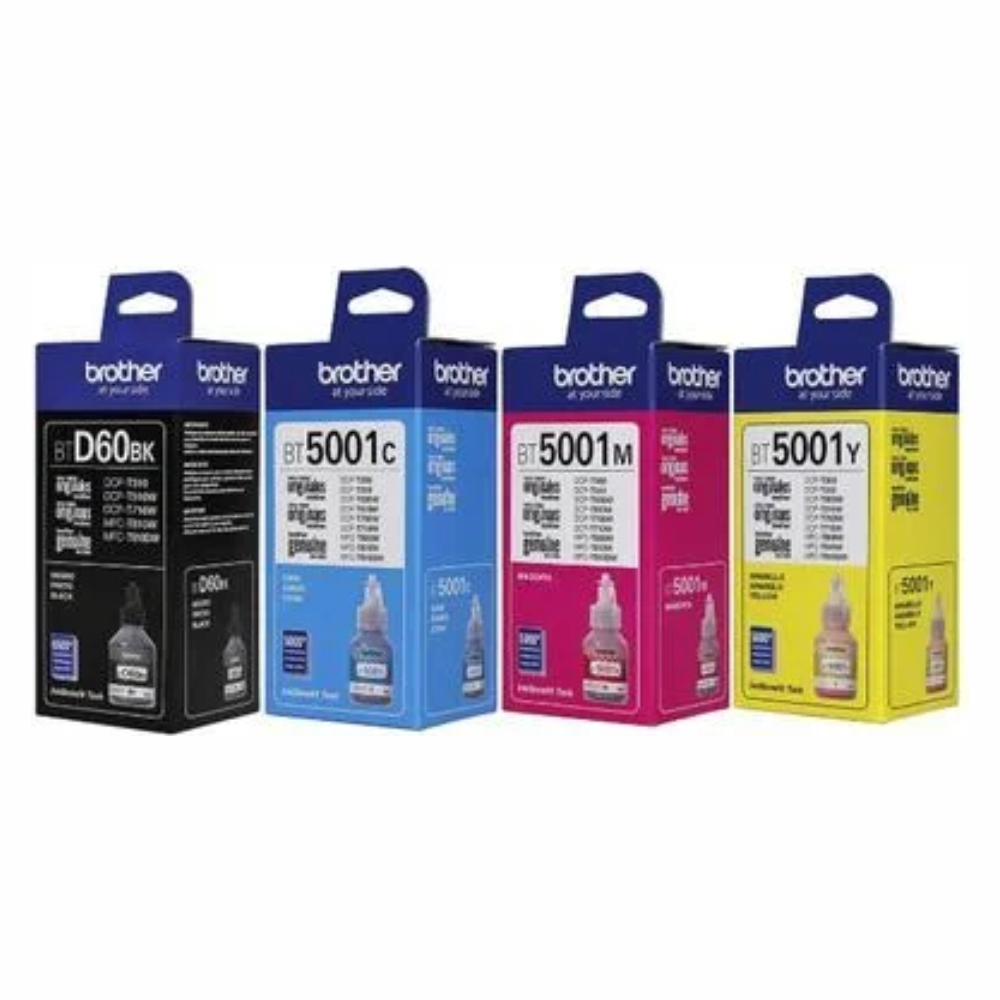 Kit 4 Refil Btd60bk Bt5001 Cmyk Mfc-t810w