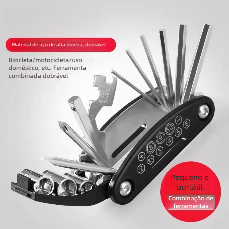 Ferramenta 16 em 1 para Bicicleta | Chave Soquete Acessório de Bike de Montanha em Oferta na Shopee