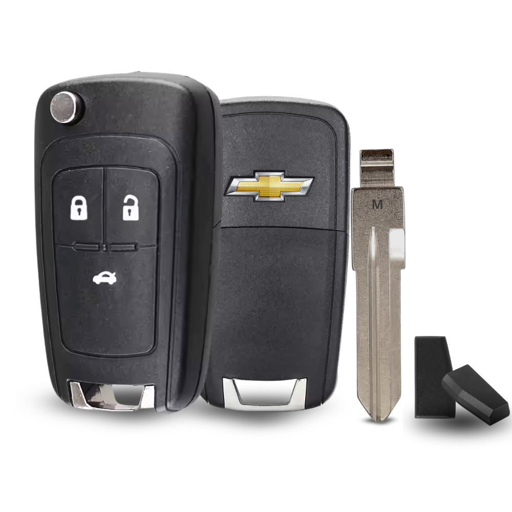 Chave Canivete Corsa Celta Classic Prisma Astra + Chip T16
