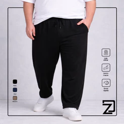 Calça Moletinho Masculina Flanelada Plus Size