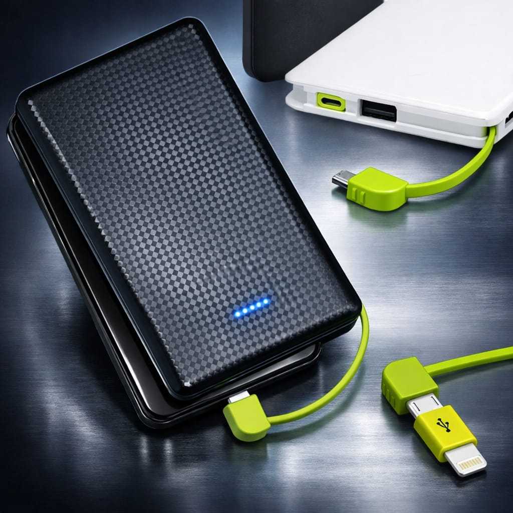 Carregador Portatil Power Bank 10000 mAh Universal Compacto com Recarga Rápida Original