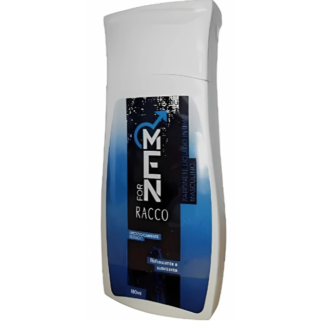 Sabonete Líquido Íntimo Masculino Racco For Men 180ml - Limpeza Profunda e Hidratação