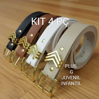 Cinto feminino -qua-set                       4 - 3 ou 2 pç  estiloso moda social femenino cintos plus g juvenil infatil em Oferta na Shopee