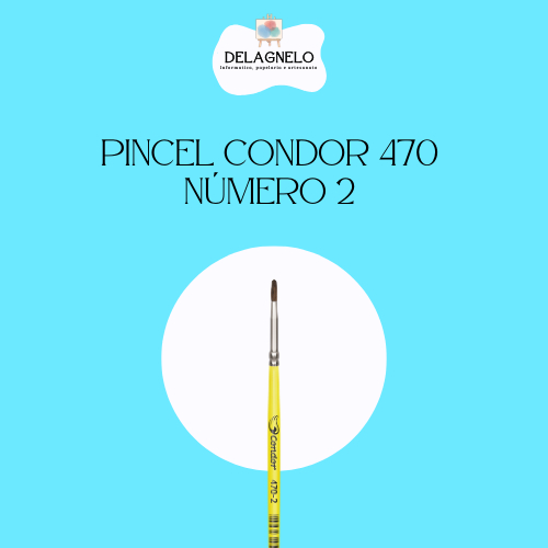Pincel escolar Condor 470 - número 2