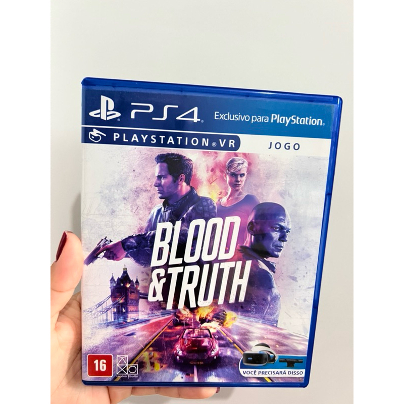Jogo Ps4 Blood e Truth - original mídia física
