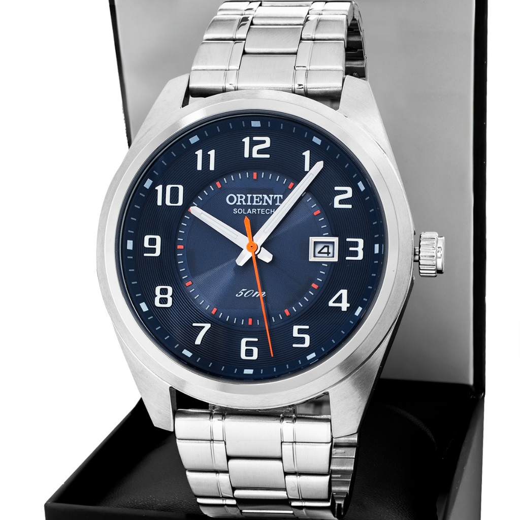 Relógio Orient Masculino Solartech MBSS1496D2SX em Oferta na Shopee