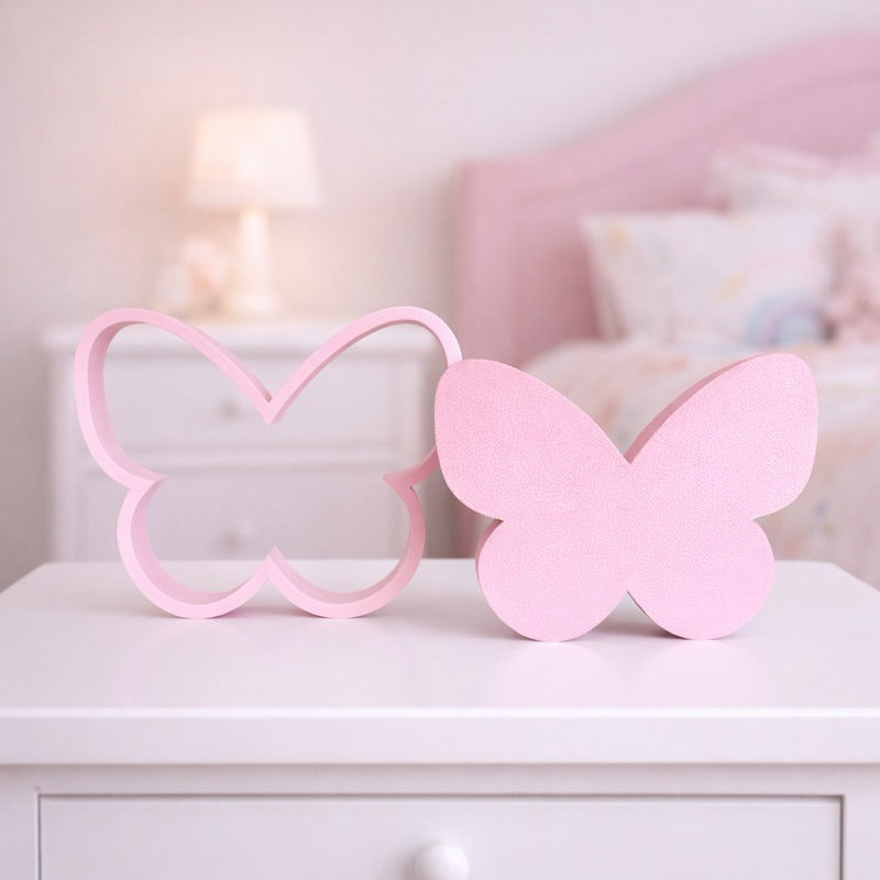 Borboletas Decorativas em 3D – Conjunto Infantil para Cômoda e Nichos em Oferta na Shopee