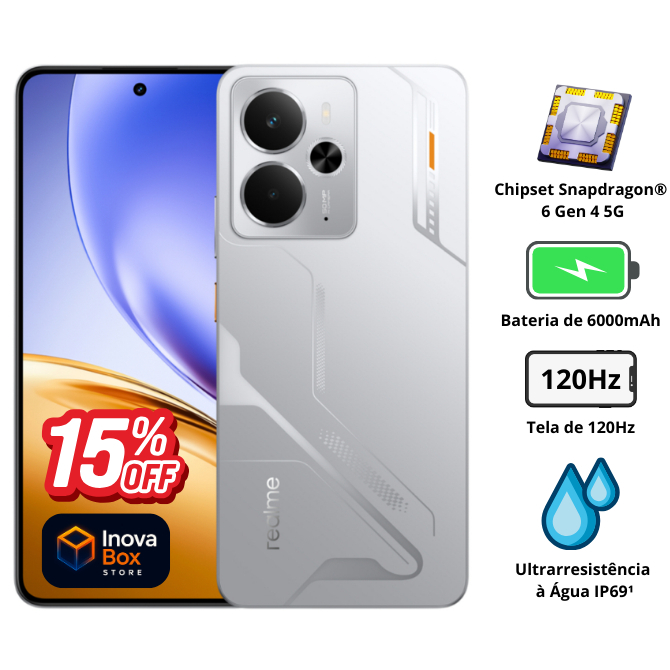 Smartphone REALME 14 5G 512GB MEMORIA | 12GB RAM – Alto Desempenho e Velocidade🚀