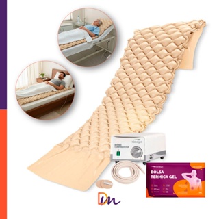Kit Colchão Pneumático Hospitalar Anti Escaras 130 Kg + Bolsa Térmica - Hidrolight em Oferta na Shopee