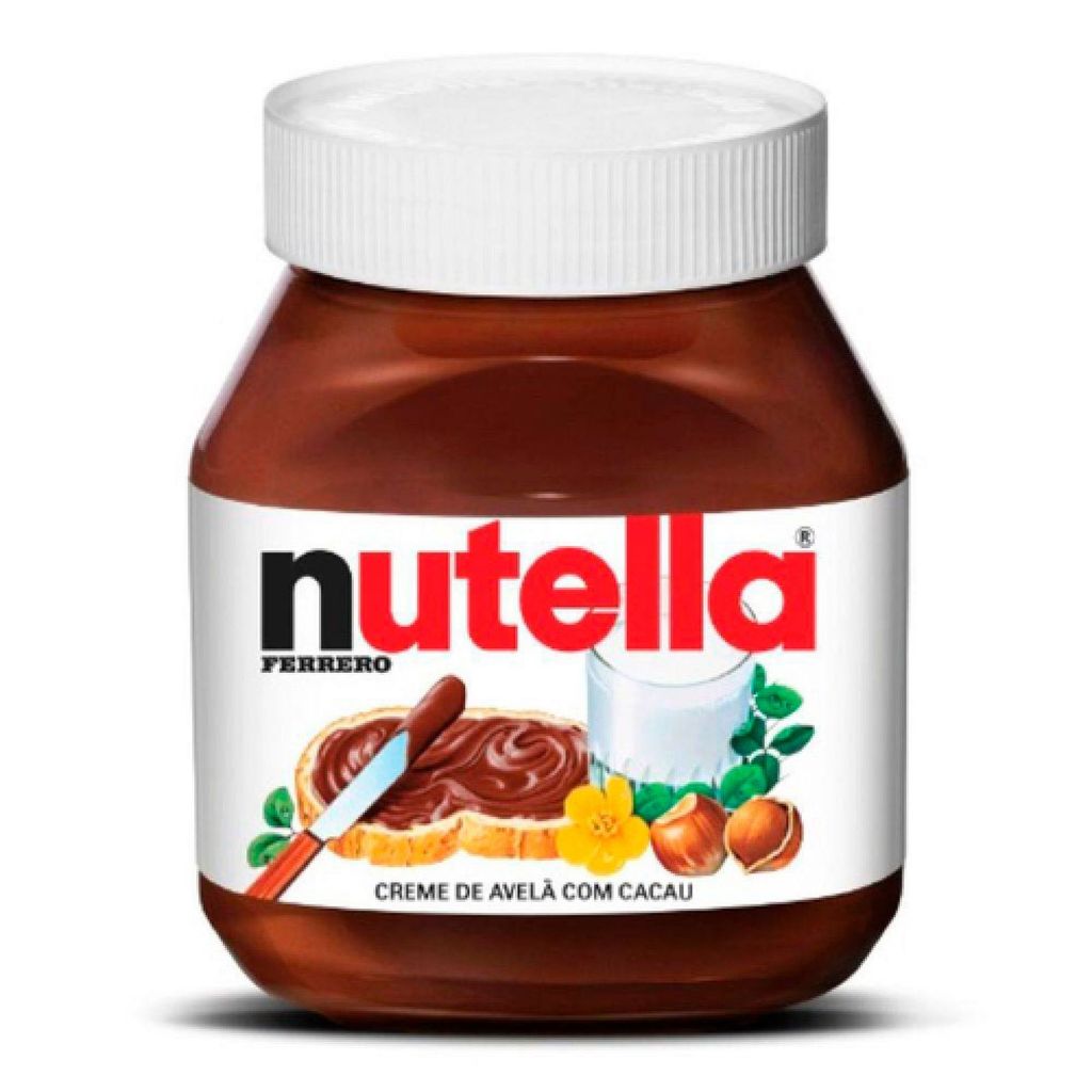 Nutella Creme De Avelã Com Cacau Ferrero 350g