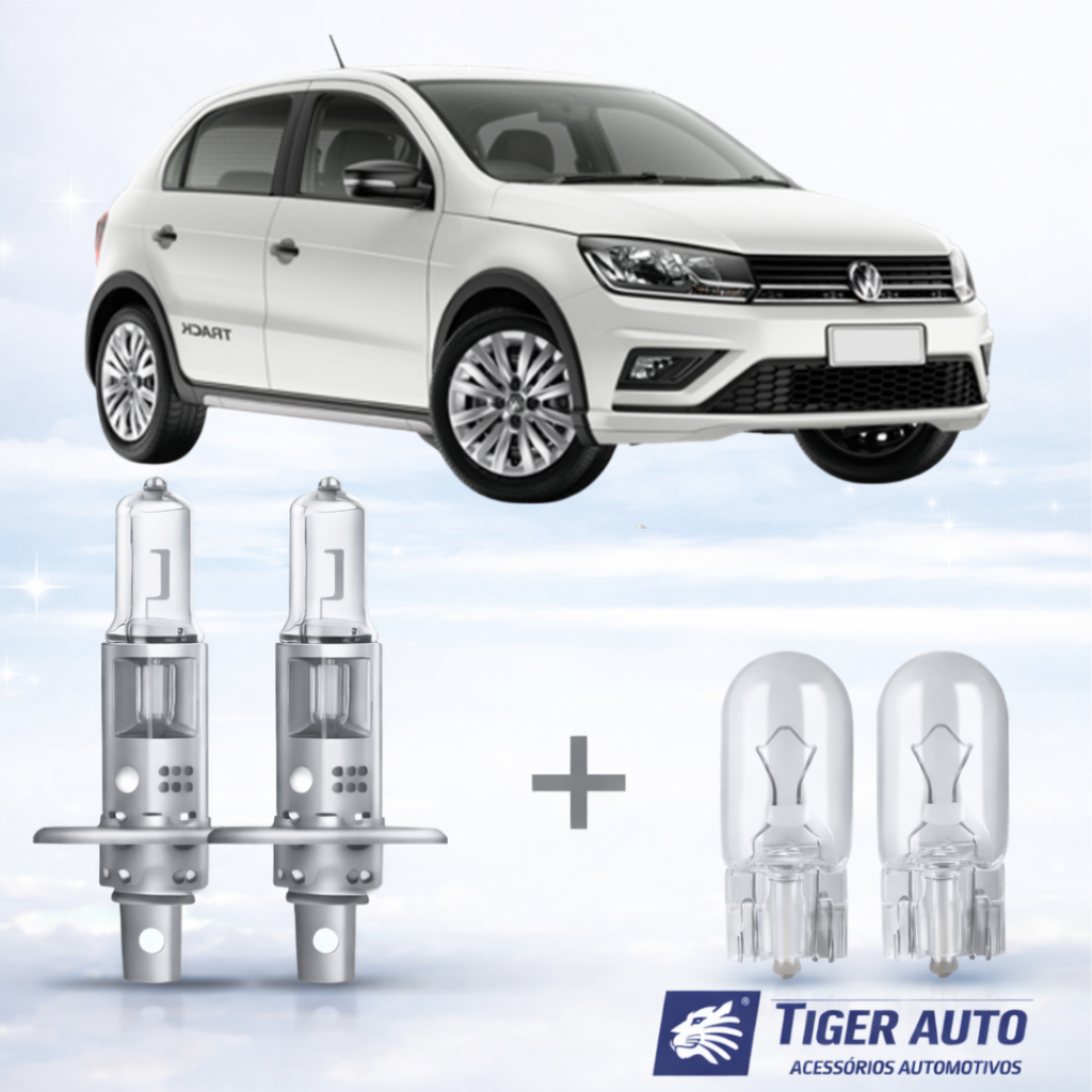 Lâmpada farol ALTO + LANTERNA GOL G7 2017 ATÉ 2019