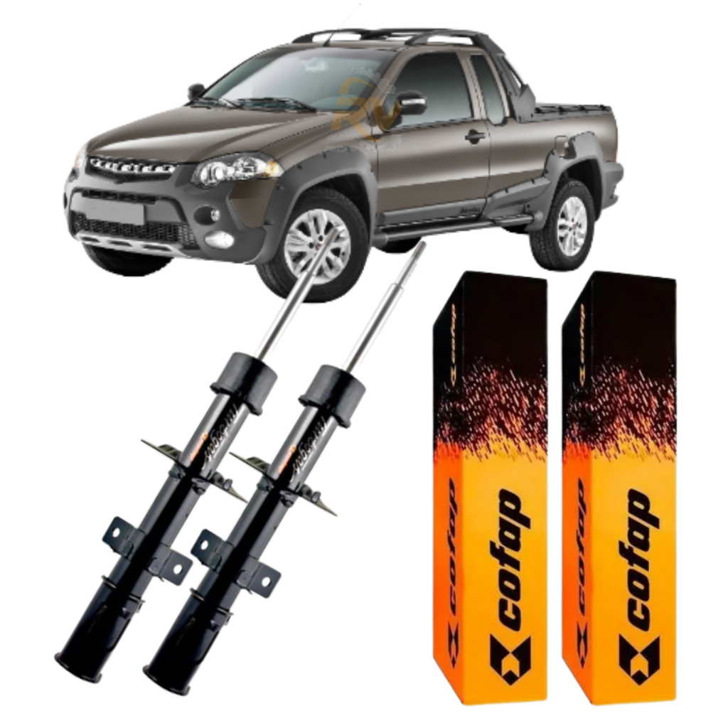 Par 2 Amortecedor Dianteiro Original Cofap Palio Weekend Sw Locker 1.8 16v 2008 2009 2010 a 2014
