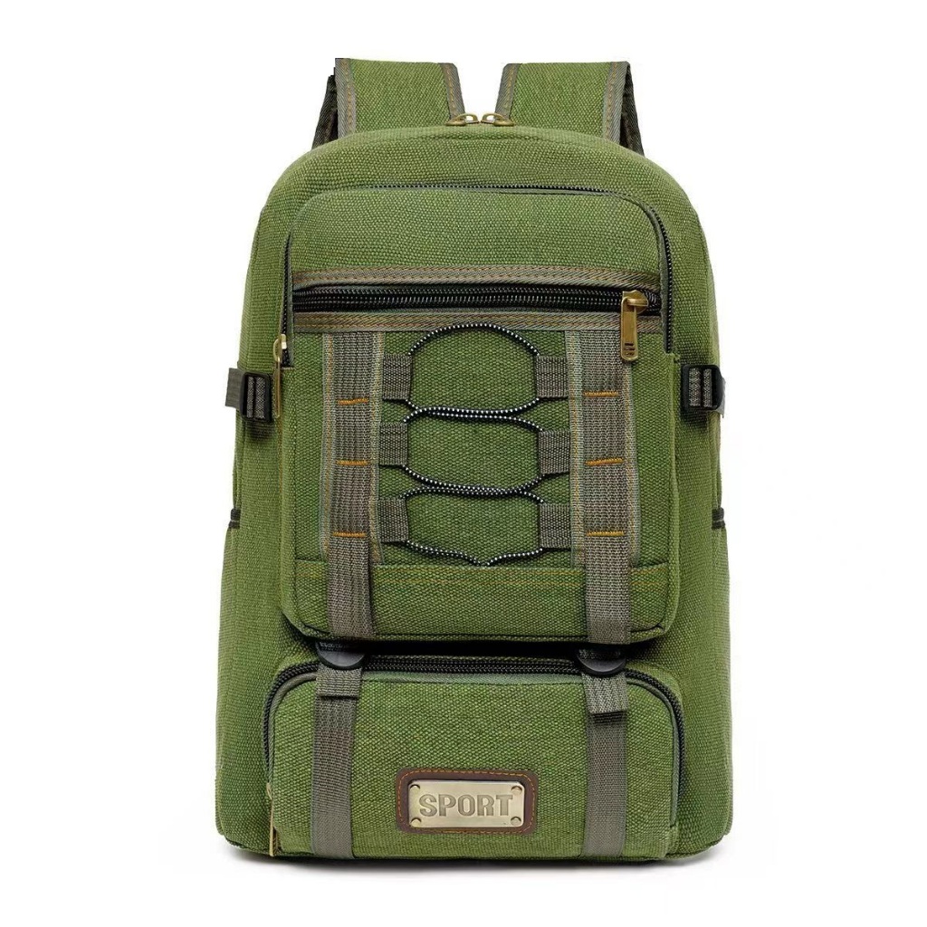 Mochila Bolsa Lona Masculina Grande Reforçada Masculina Feminina Moda Style Qualidad Resistênte Unissex RC-51055 em Oferta na Shopee