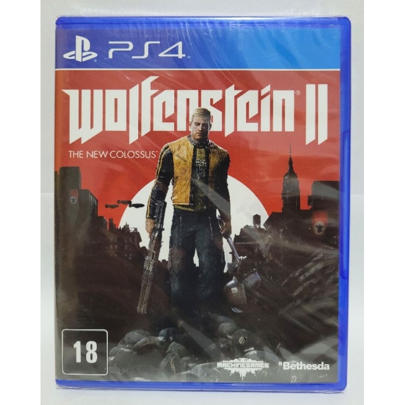 Wolfenstein 2 The New Colossus, ( NOVO LACRADO) jogo original para ps4