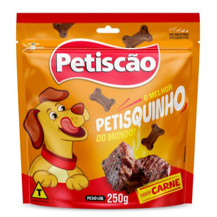 Bifinho Mastigável Petisquinho Petiscão sabor Carne 250 g