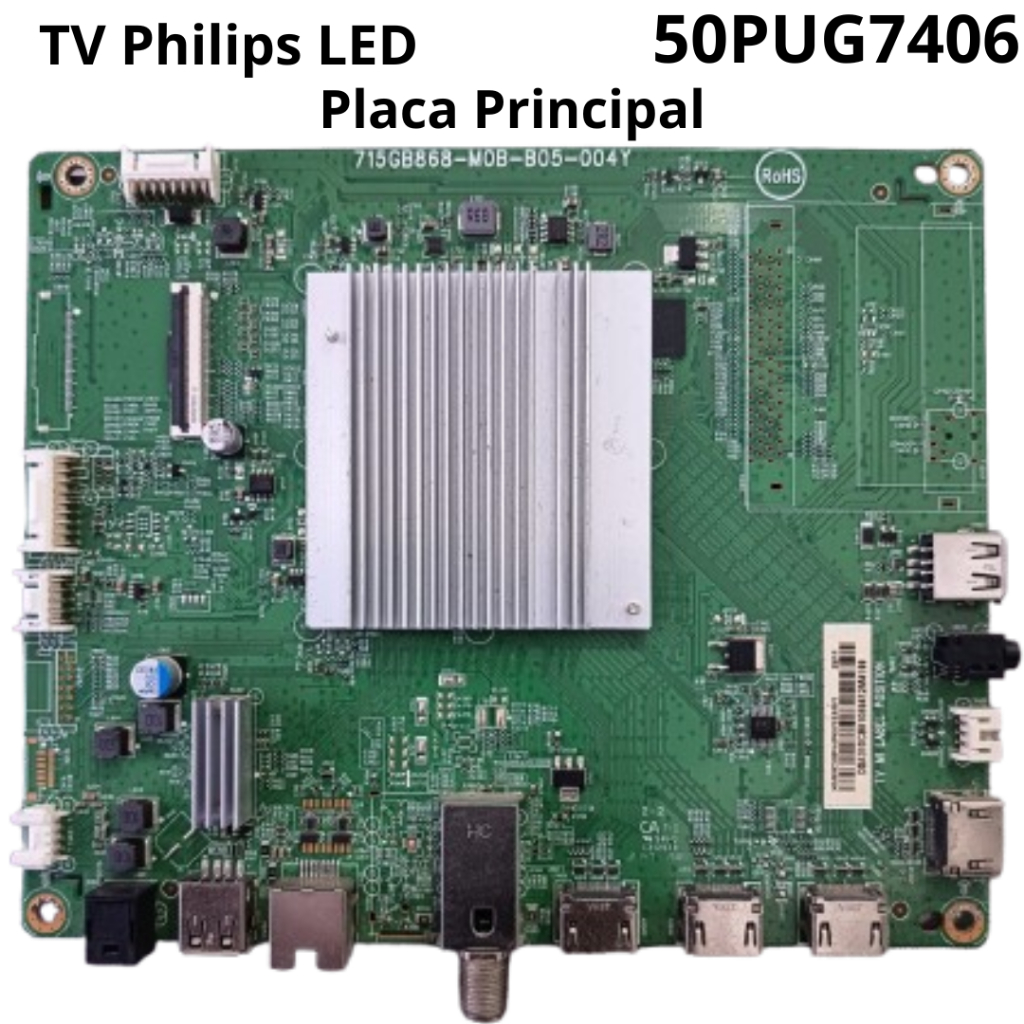 3073 Placa Principal para tv Philips LED Modelo: 50PUG7406