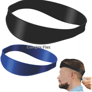Faixa Guia de Silicone para Cortar Cabelo Sozinho Em Casa ou Profissional Modelo De Barbear em Oferta na Shopee