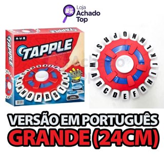 Jogo de Tabuleiro Tapple, Stop que Trava Letras com Temporizador GRANDE 24cm, Versão em Português em Oferta na Shopee