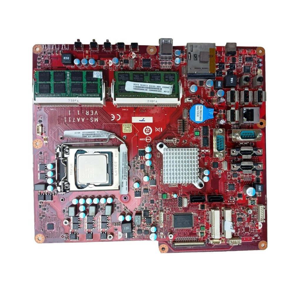 PLACA MÃE MS-AA711 PARA COMPUTADOR ALL-IN-ONE ITAUTEC AL2022 COM PROCESSADOR I7 E 8GB DE MEMÓRIA