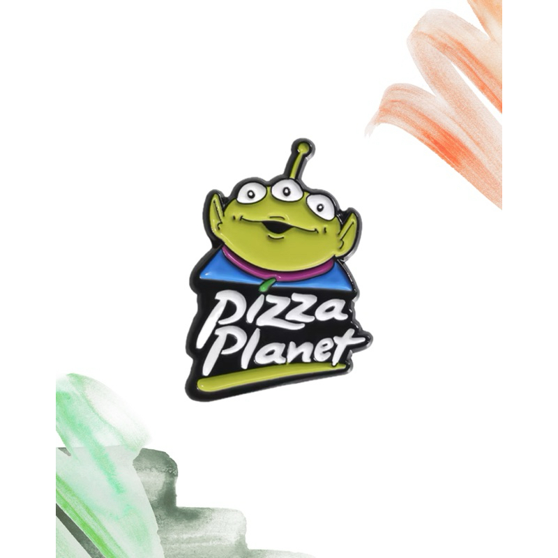 Pin/ Boton Alien pizza planet - Toy Story