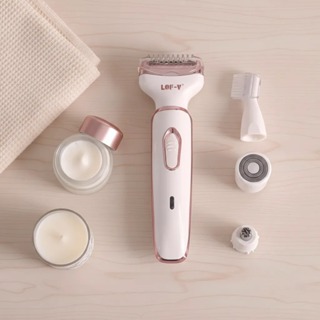 Depilador Aparador Elétrico de pelos 4 em 1 Corpo/Pernas, Rosto, Nariz e Sobrancelhas em Oferta na Shopee
