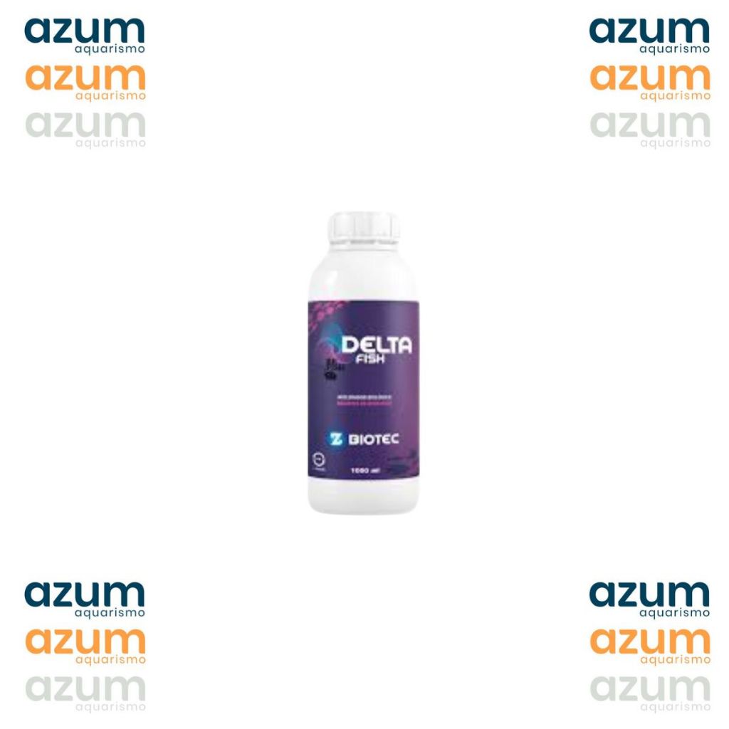 Acelerador Biológico Delta Fish Marinho 1000ml Alimento Completo para Peixes de Água Salgada Aquário
